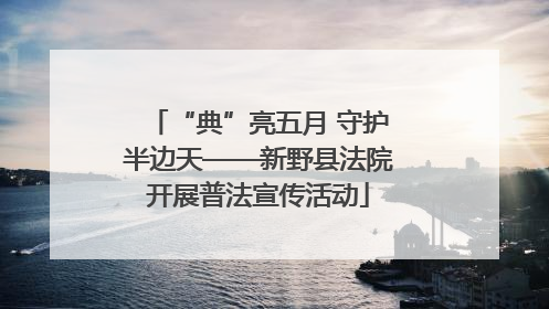 “典”亮五月 守护半边天——新野县法院开展普法宣传活动