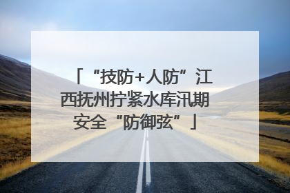 “技防+人防”江西抚州拧紧水库汛期安全“防御弦”