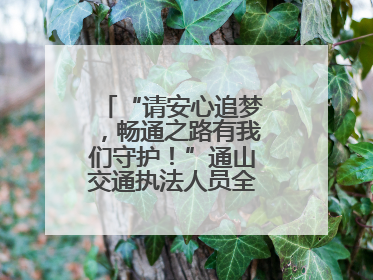 “请安心追梦，畅通之路有我们守护！”通山交通执法人员全力护航高考路