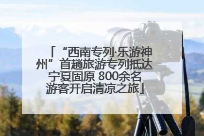 “西南专列·乐游神州”首趟旅游专列抵达宁夏固原 800余名游客开启清凉之旅