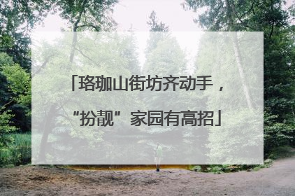 珞珈山街坊齐动手，“扮靓”家园有高招