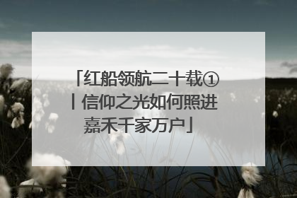 红船领航二十载①丨信仰之光如何照进嘉禾千家万户