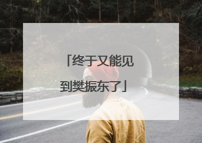 终于又能见到樊振东了