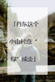 丹东这个小山村点“绿”成金