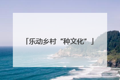 乐动乡村“种文化”
