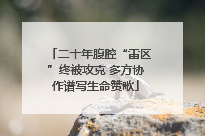 二十年腹腔“雷区”终被攻克 多方协作谱写生命赞歌