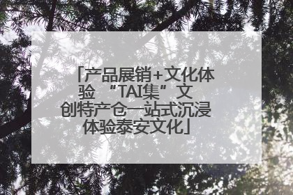 产品展销+文化体验 “TAI集”文创特产仓一站式沉浸体验泰安文化
