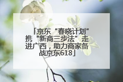 京东“春晓计划”携“新商三步法”走进广西，助力商家备战京东618