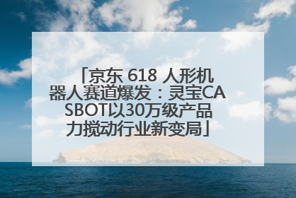 京东 618 人形机器人赛道爆发：灵宝CASBOT以30万级产品力搅动行业新变局