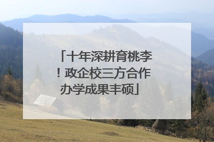 十年深耕育桃李！政企校三方合作办学成果丰硕