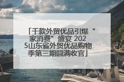 千款外贸优品引爆“家消费”盛宴 2025山东省外贸优品购物季第三期圆满收官