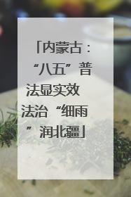 内蒙古：“八五”普法显实效 法治“细雨”润北疆