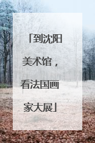 到沈阳美术馆，看法国画家大展