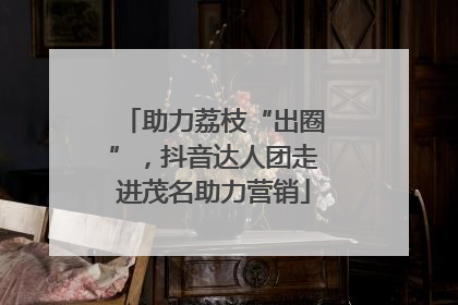 助力荔枝“出圈”，抖音达人团走进茂名助力营销