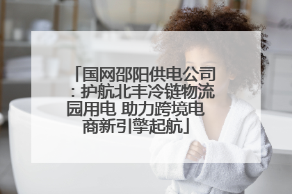 国网邵阳供电公司：护航北丰冷链物流园用电 助力跨境电商新引擎起航