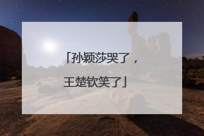 孙颖莎哭了，王楚钦笑了