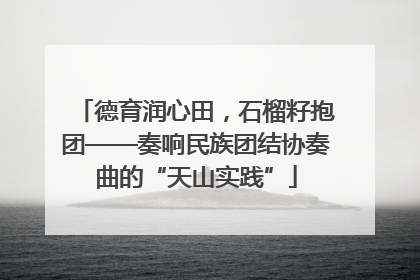 德育润心田，石榴籽抱团——奏响民族团结协奏曲的“天山实践”