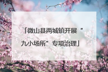 微山县两城镇开展“九小场所”专项治理