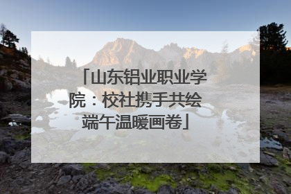山东铝业职业学院：校社携手共绘端午温暖画卷