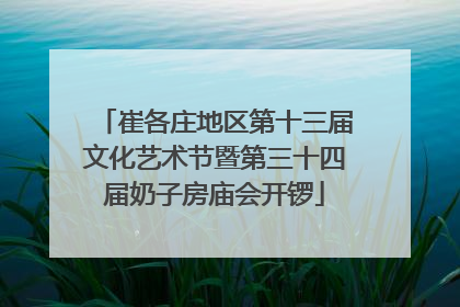崔各庄地区第十三届文化艺术节暨第三十四届奶子房庙会开锣