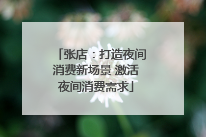 张店：打造夜间消费新场景 激活夜间消费需求