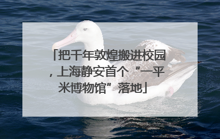 把千年敦煌搬进校园，上海静安首个“一平米博物馆”落地