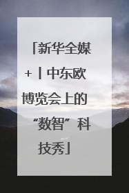 新华全媒+丨中东欧博览会上的“数智”科技秀