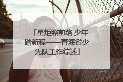 星炬照前路 少年踏新程——青海省少先队工作综述