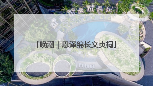 晚潮｜恩泽绵长义贞祠