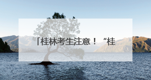 桂林考生注意！“桂警通办”紧急上线同户亲属代办功能→