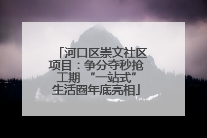 河口区崇文社区项目：争分夺秒抢工期 “一站式”生活圈年底亮相