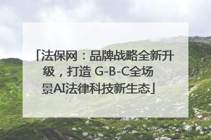 法保网：品牌战略全新升级，打造 G-B-C全场景AI法律科技新生态