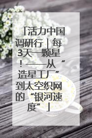 活力中国调研行｜每3天一颗星！——从“造星工厂”到太空织网的“银河速度”