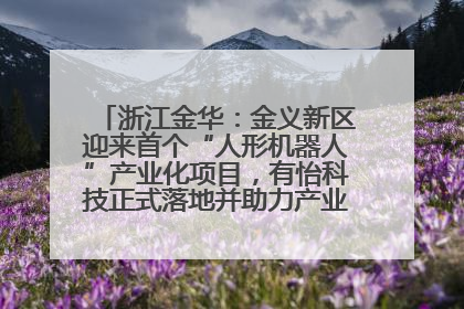 浙江金华：金义新区迎来首个“人形机器人”产业化项目，有怡科技正式落地并助力产业“加速度”