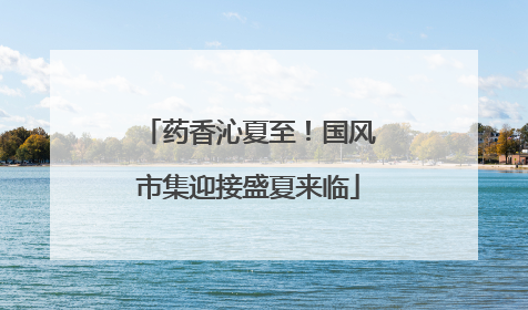 药香沁夏至！国风市集迎接盛夏来临