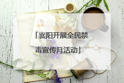 襄阳开展全民禁毒宣传月活动
