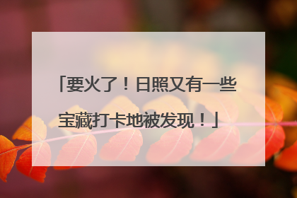 要火了！日照又有一些宝藏打卡地被发现！