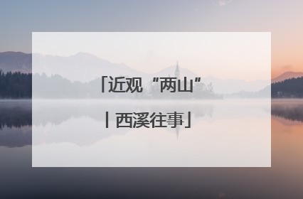 近观“两山”丨西溪往事