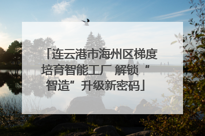 连云港市海州区梯度培育智能工厂 解锁“智造”升级新密码