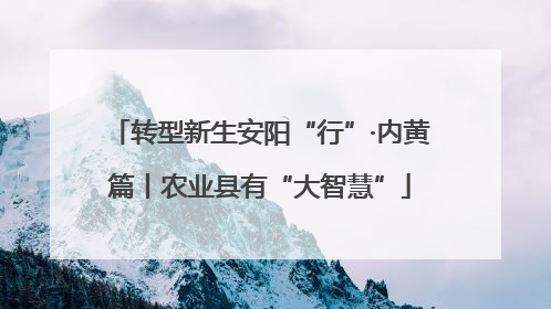 转型新生安阳“行”·内黄篇丨农业县有“大智慧”
