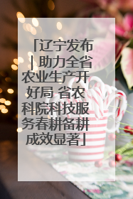 辽宁发布｜助力全省农业生产开好局 省农科院科技服务春耕备耕成效显著