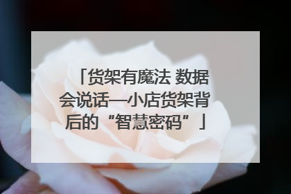 货架有魔法 数据会说话—小店货架背后的“智慧密码”