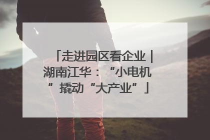 走进园区看企业｜湖南江华：“小电机”撬动“大产业”