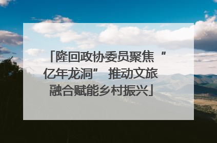 隆回政协委员聚焦“亿年龙洞” 推动文旅融合赋能乡村振兴