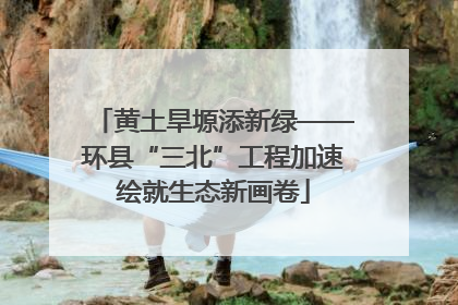 黄土旱塬添新绿——环县“三北”工程加速绘就生态新画卷