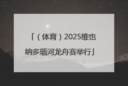 （体育）2025维也纳多瑙河龙舟赛举行