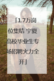 1.7万岗位集结 宁夏高校毕业生专场招聘火力全开