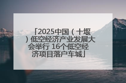 2025中国（十堰）低空经济产业发展大会举行 16个低空经济项目落户车城