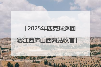 2025年匹克球巡回赛江西庐山西海站收官