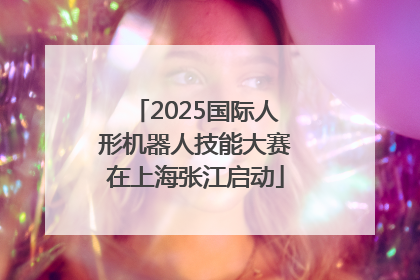 2025国际人形机器人技能大赛在上海张江启动